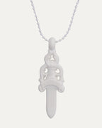Silichrome Dagger Necklace