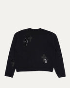 Paper Jam Cross Patch Crewneck Sweatshirt