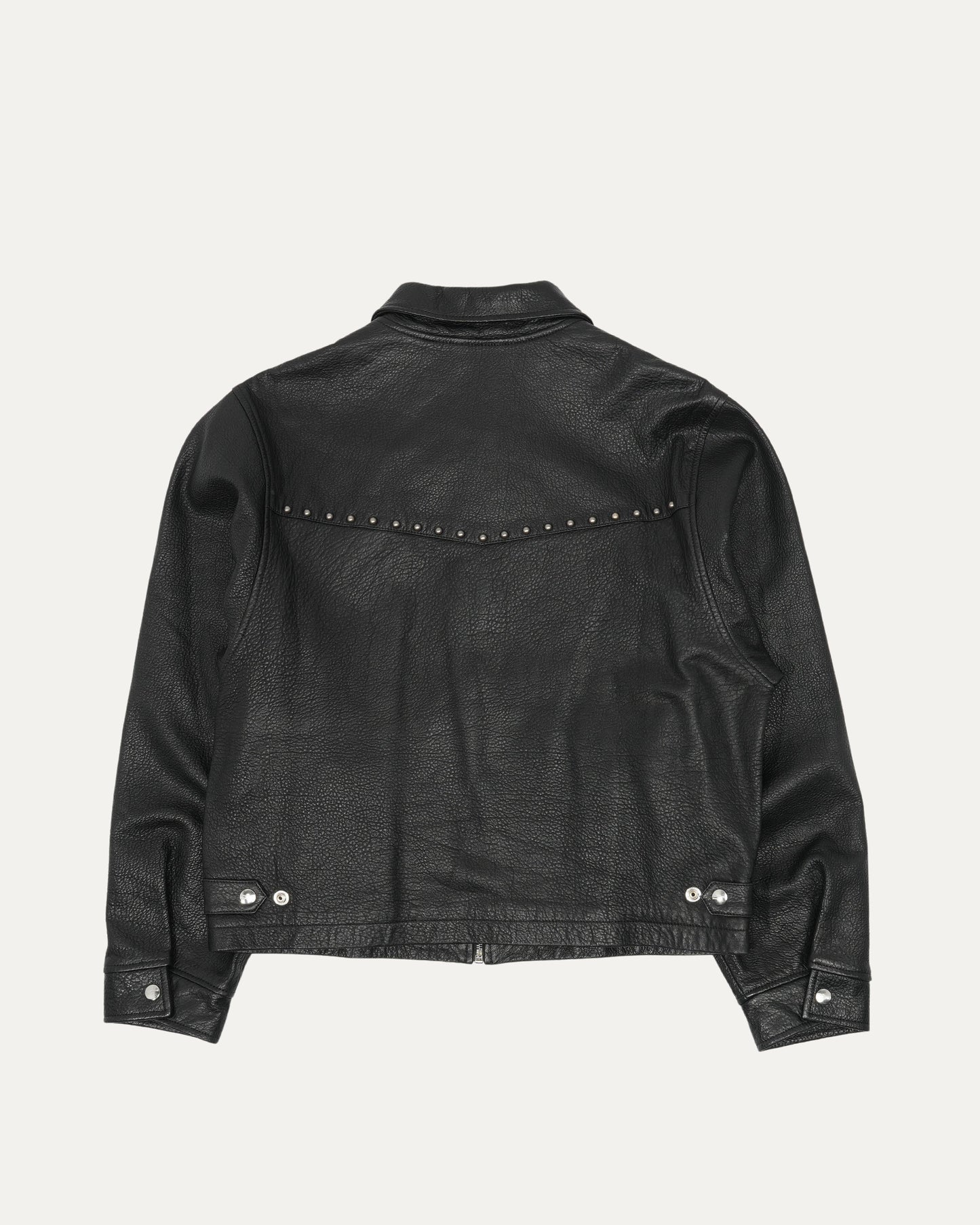Studded Signature Western Leather Jacket