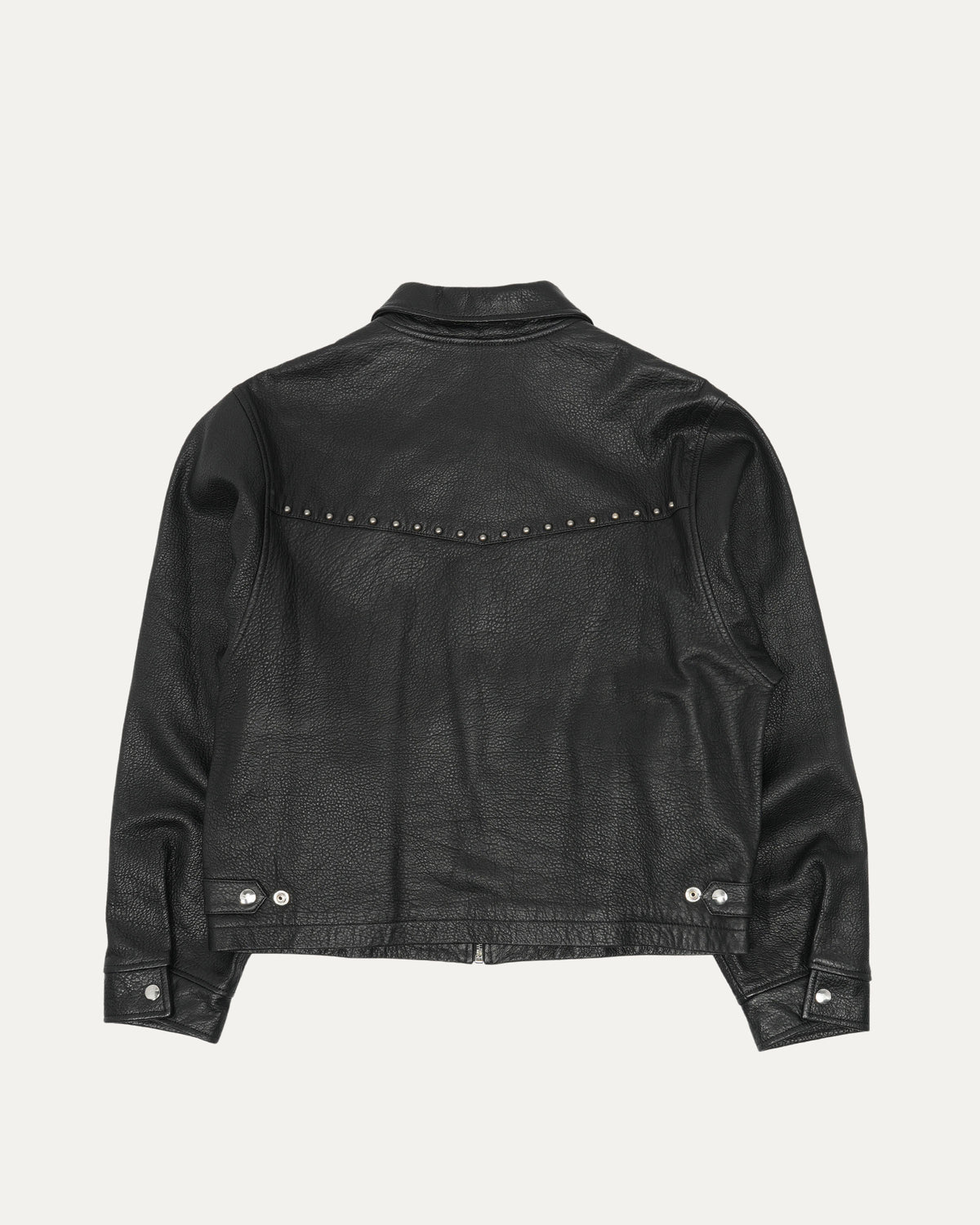 Studded Signature Western Leather Jacket