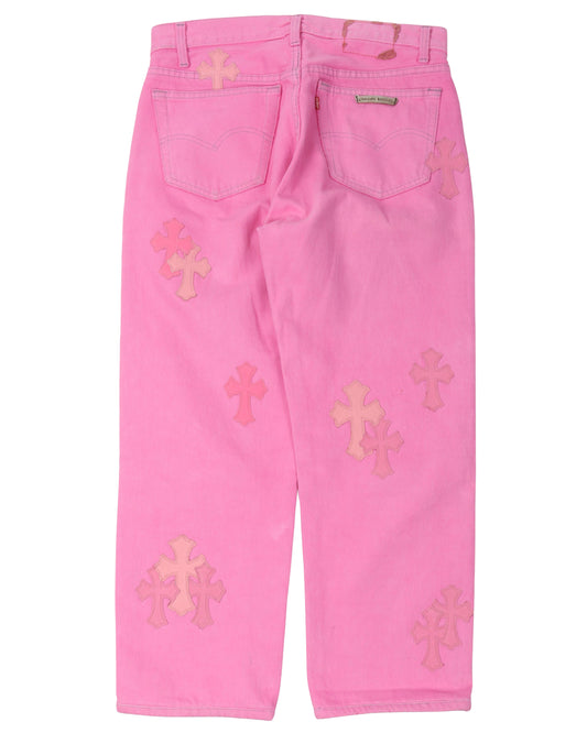Levi's Sex Records Cross Patch Jeans