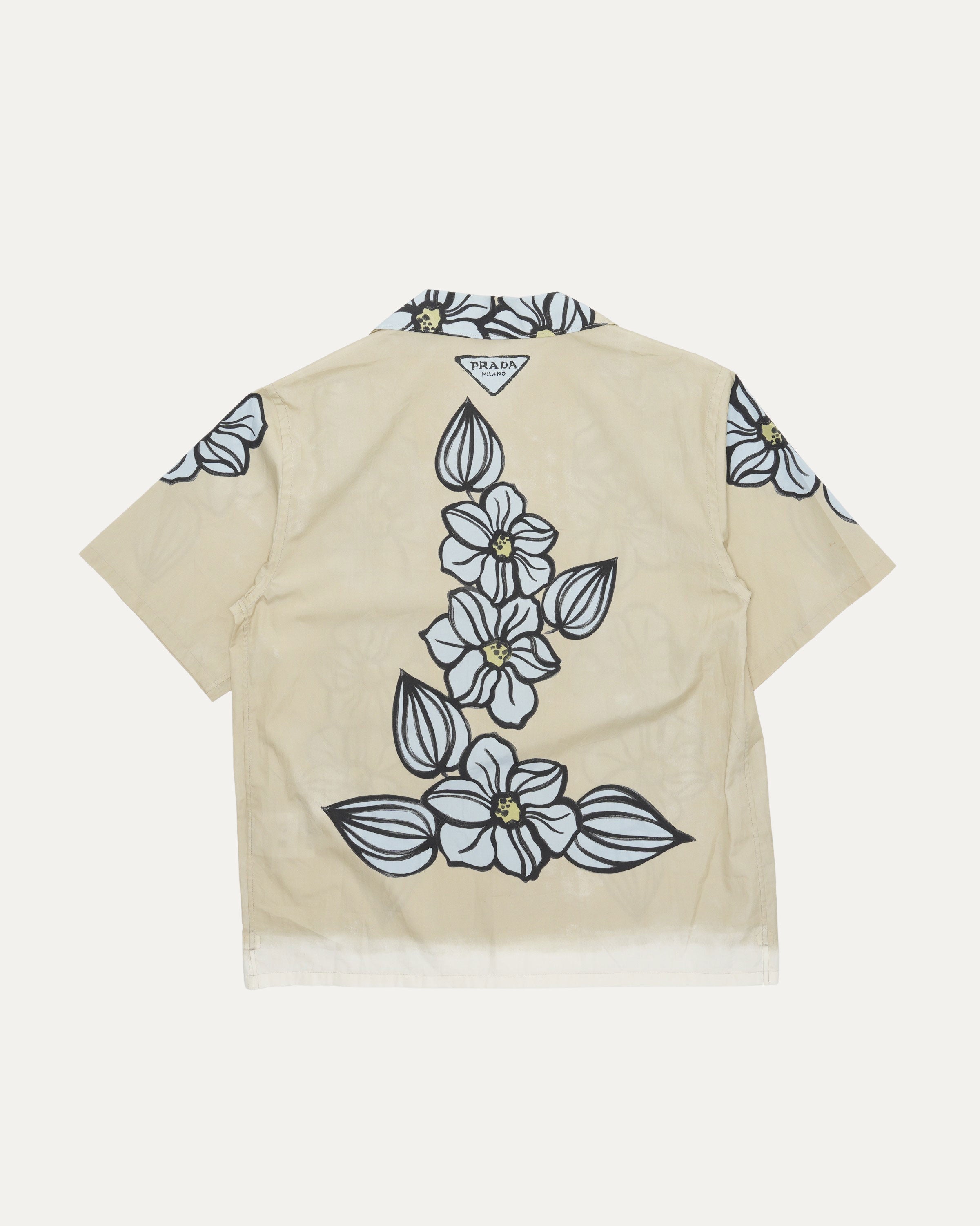 Floral Print Camp Collar Shirt