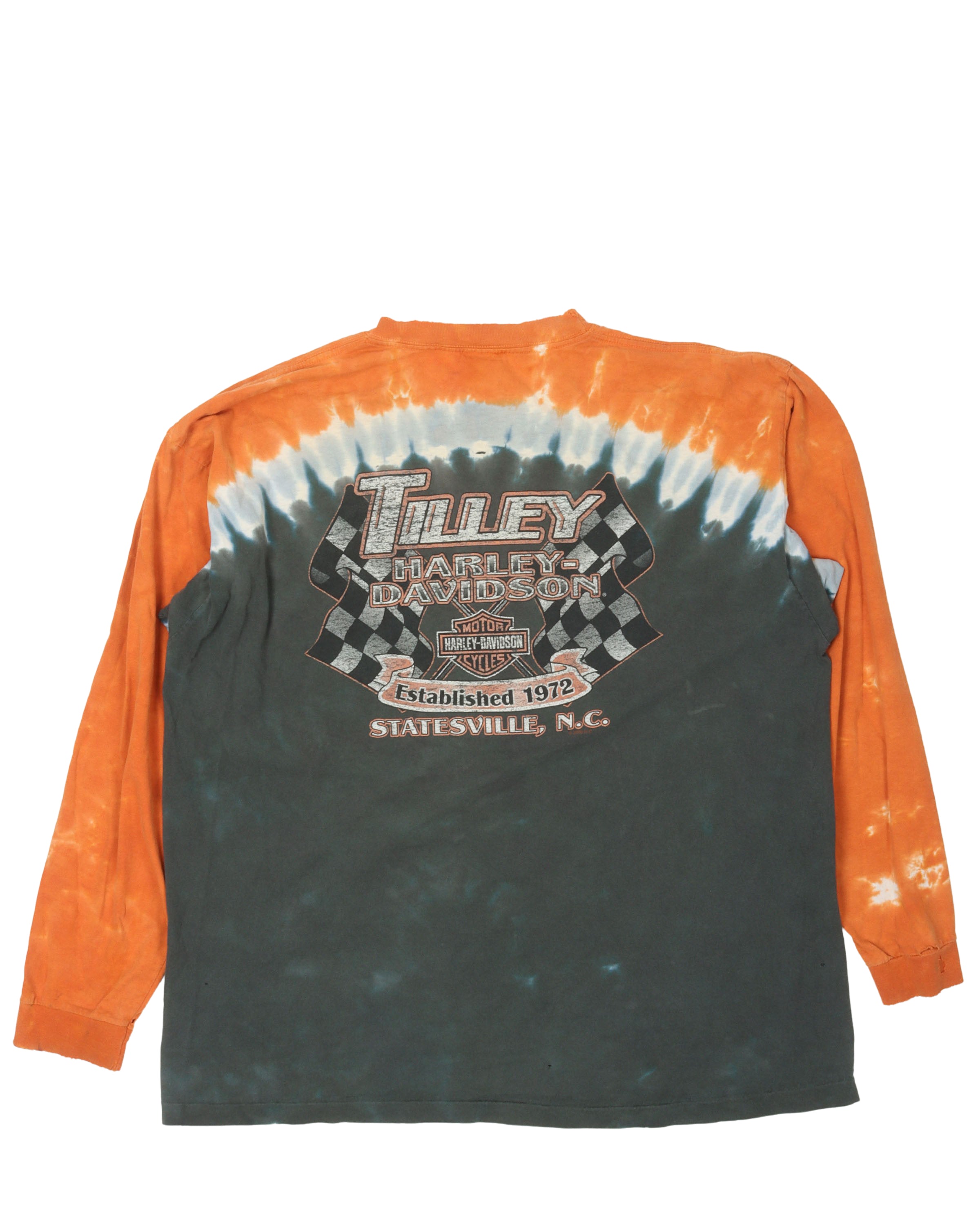 Harley Davidson Tie Dye Long Sleeve T-Shirt