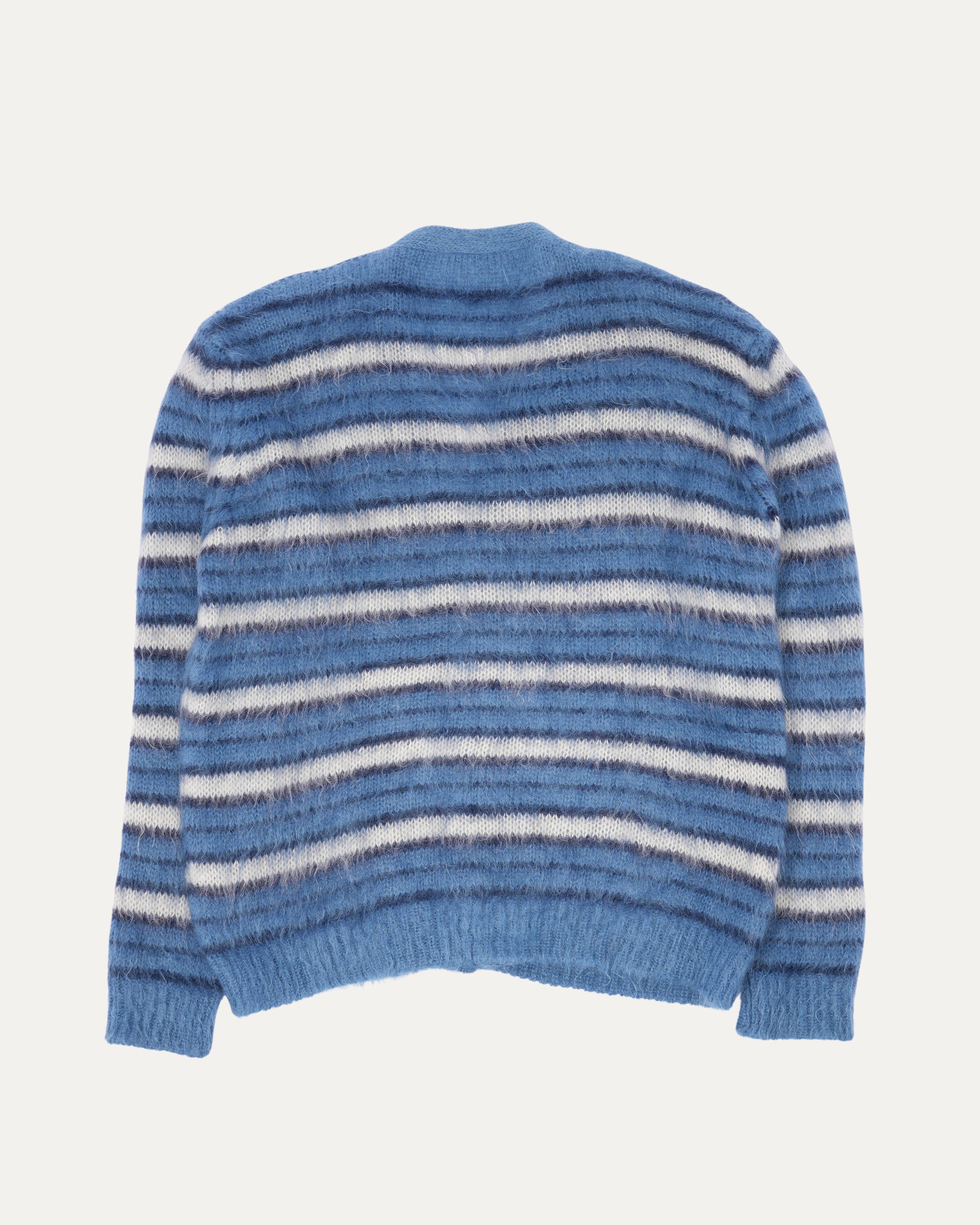 Mohair Striped Cardigan