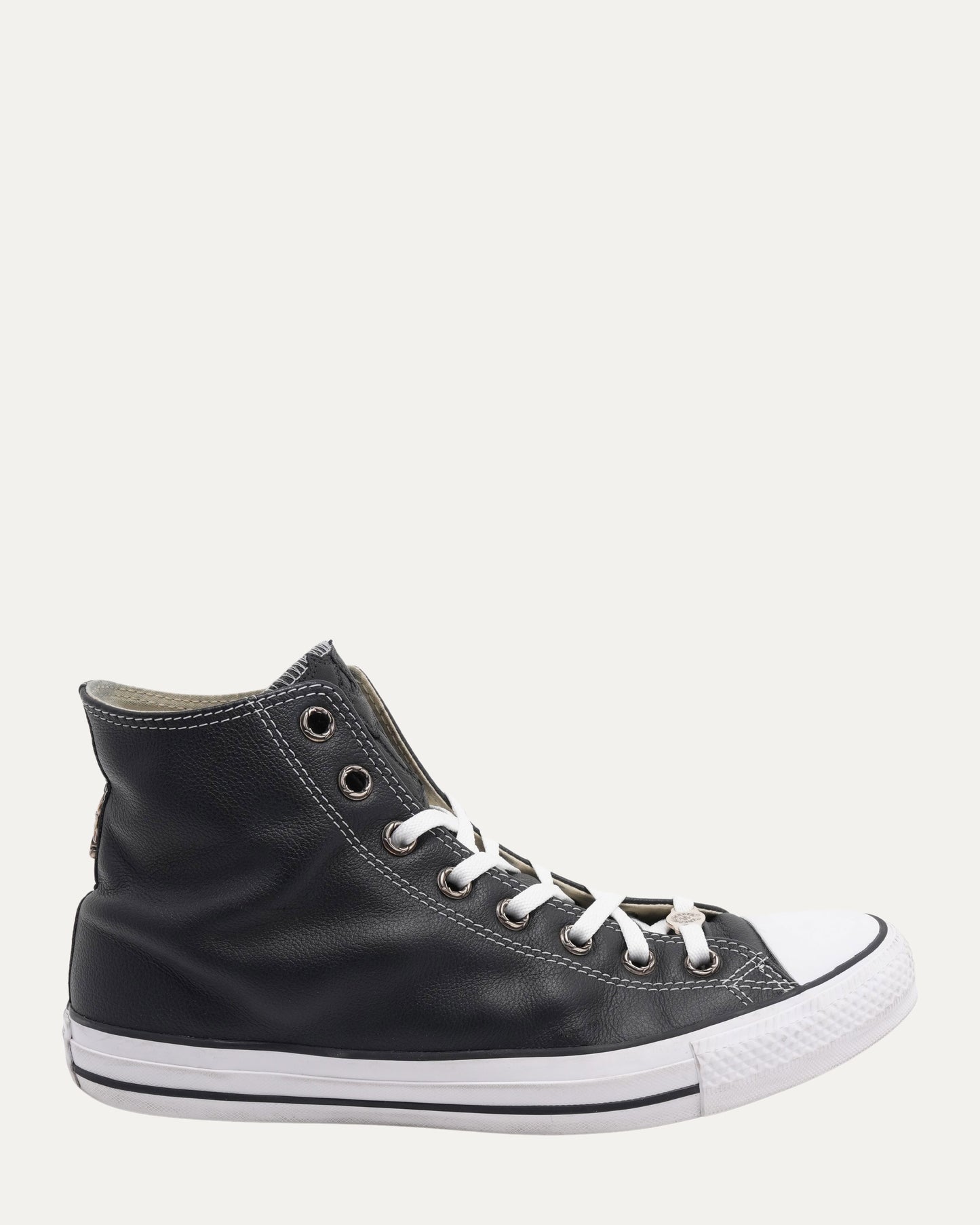 Dagger Embellished Cross Patch Leather Converse Chuck Taylor Sneakers