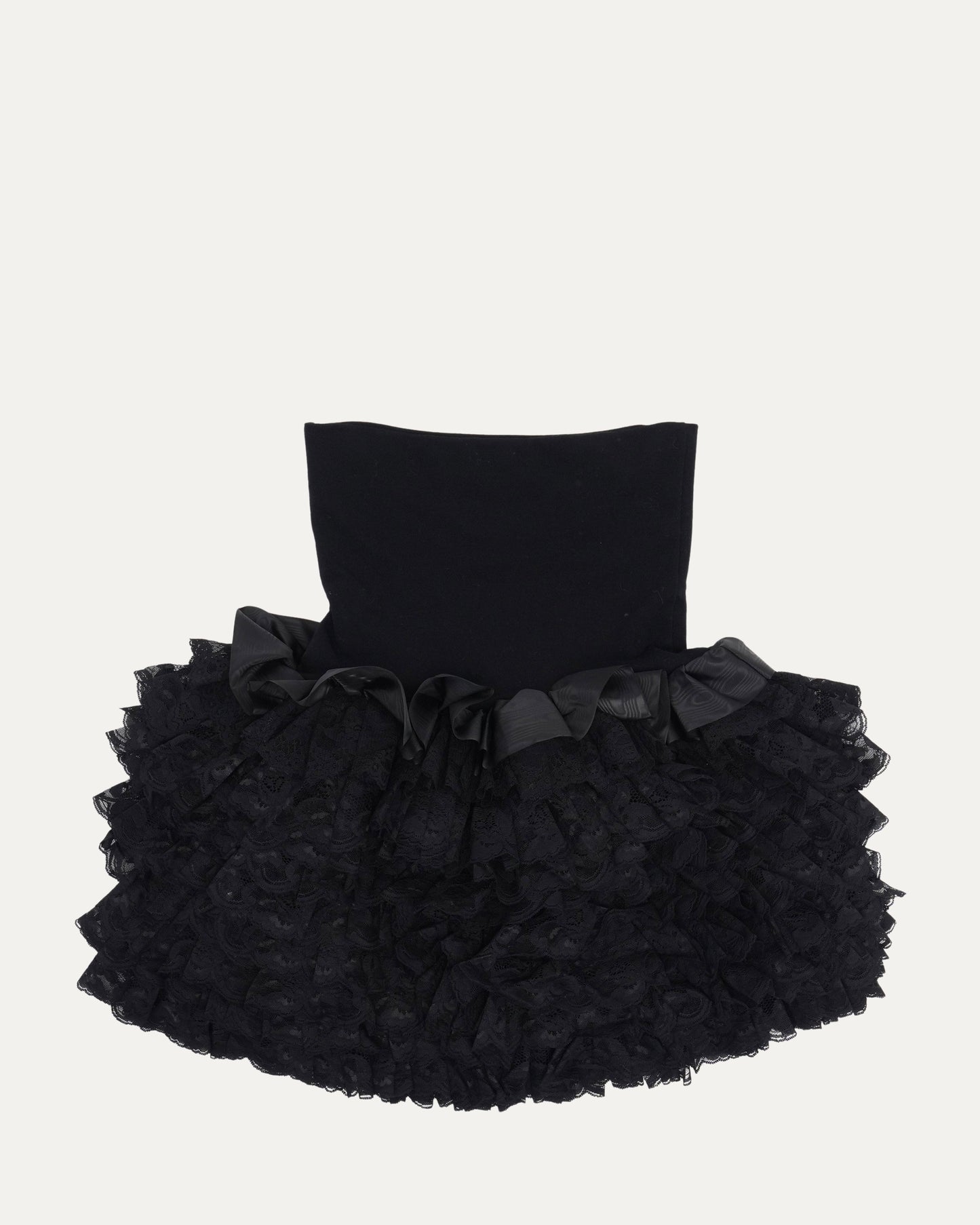 FW 1991 Ruffled Lace Skirt