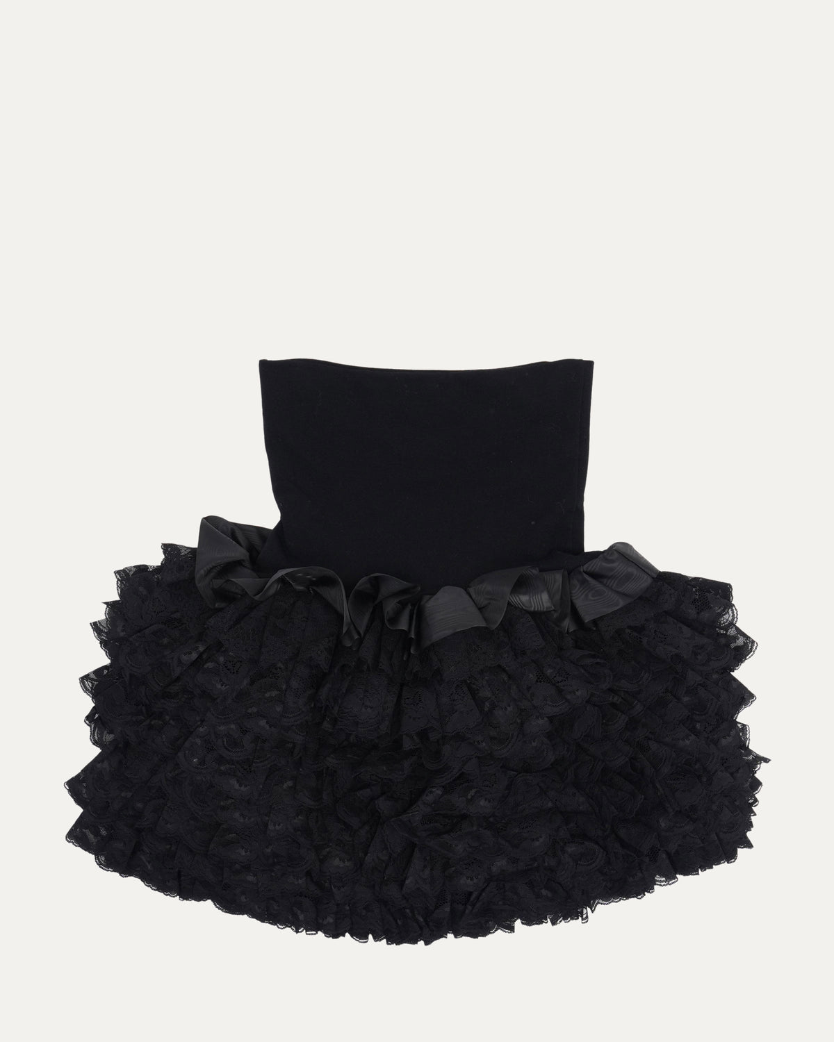 FW 1991 Ruffled Lace Skirt