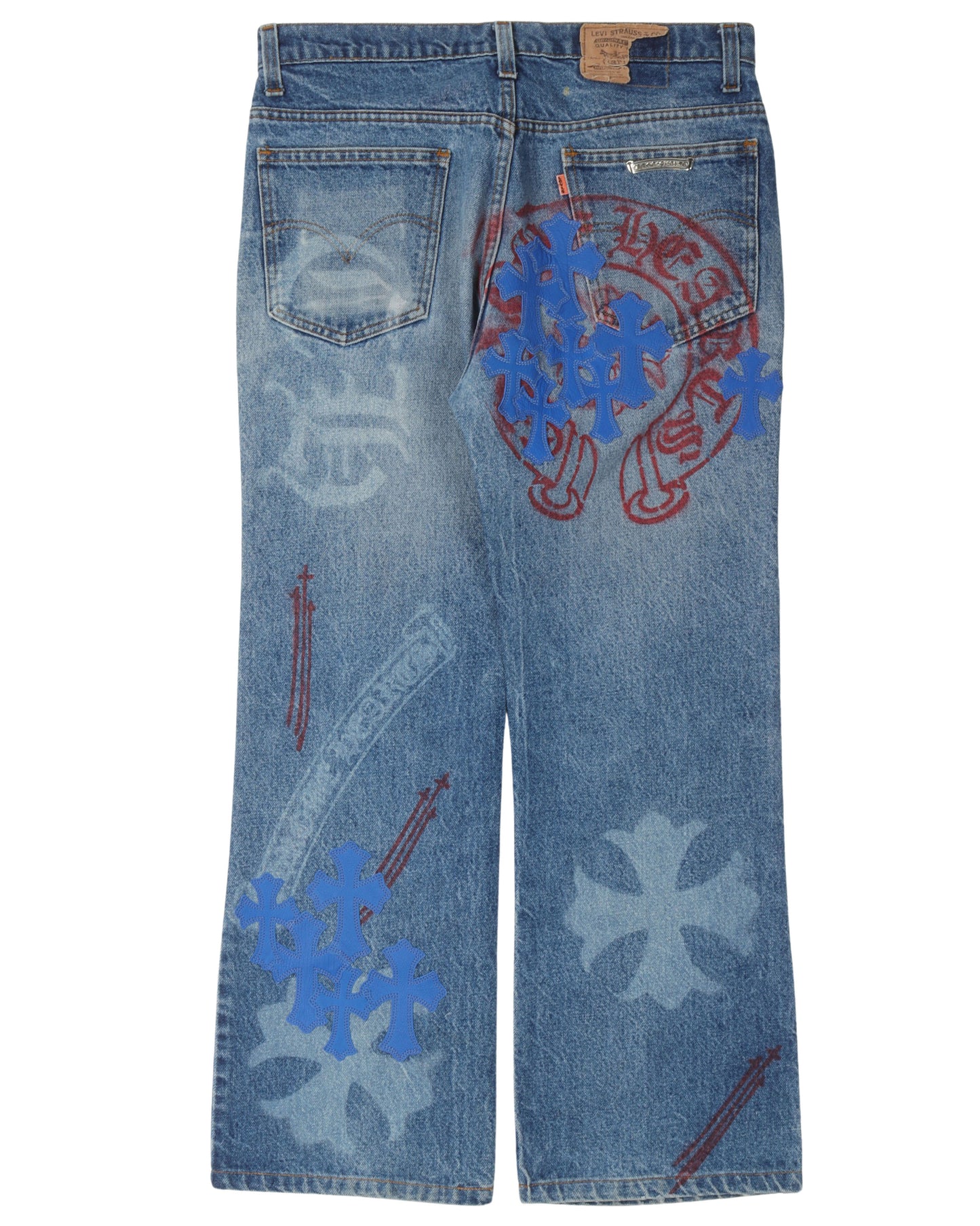 Levi's Stencil Cross Patch Jeans