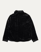 La Famiglia GG Monogram Stretch Devoré Velvet Shirt