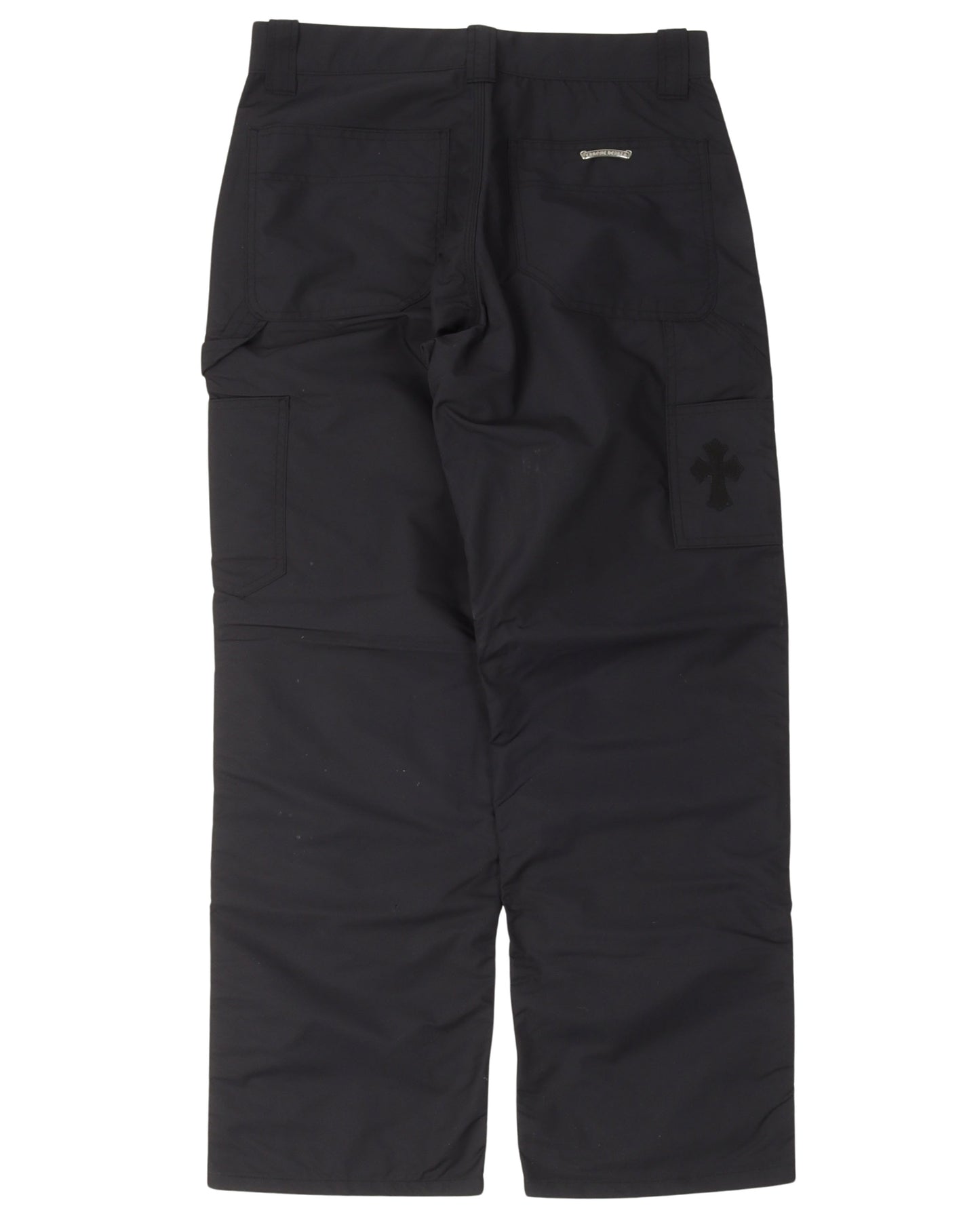 Leather Double Knee Nylon Carpenter Pants