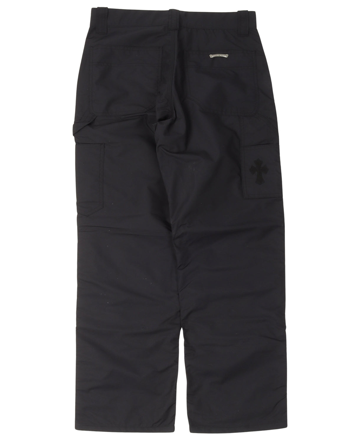 Leather Double Knee Nylon Carpenter Pants