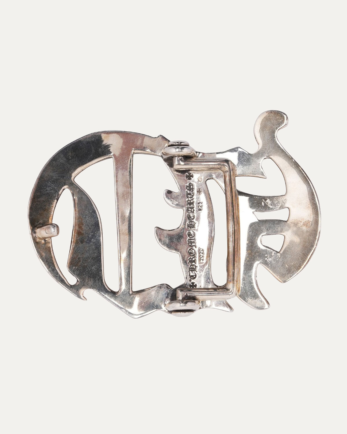 CH Silver Belt Buckle