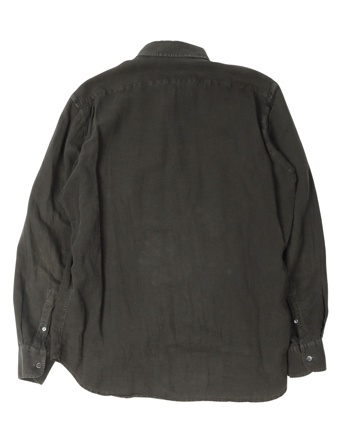 Linen Blend Pocket Shirt