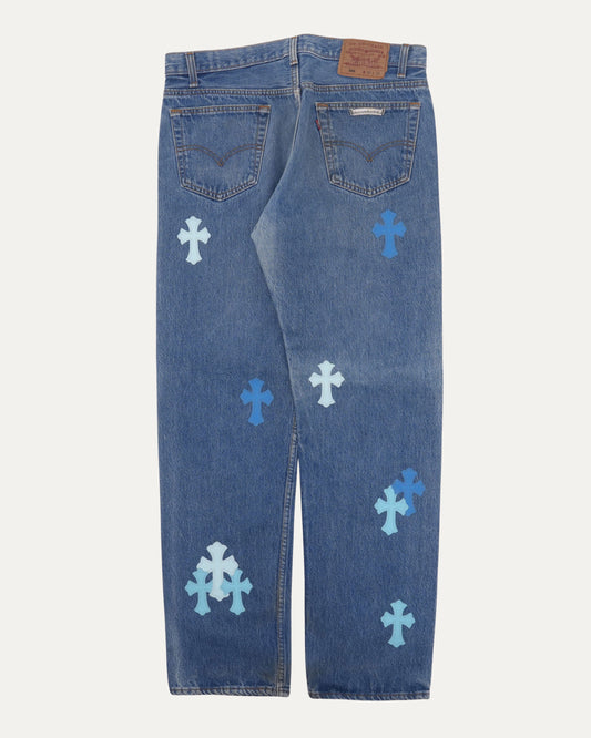 Levi's 501 Cross Patch Jeans