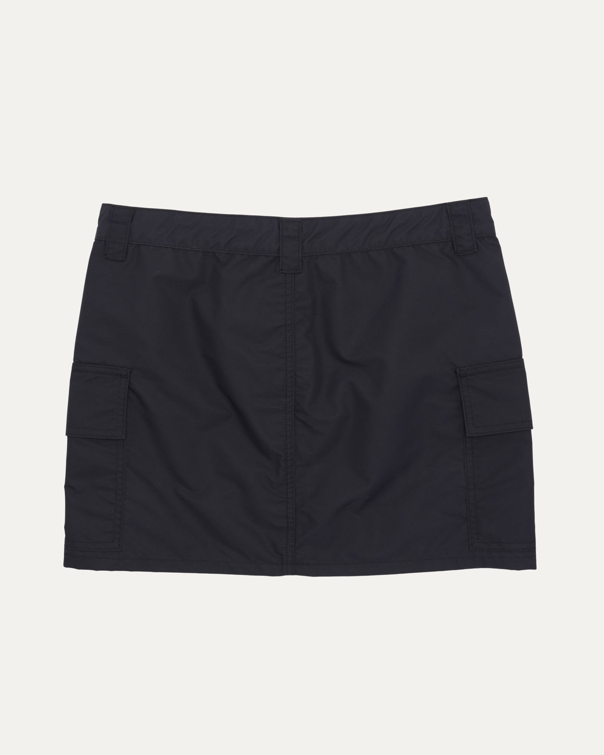 Cross Patch Nylon Cargo Skirt