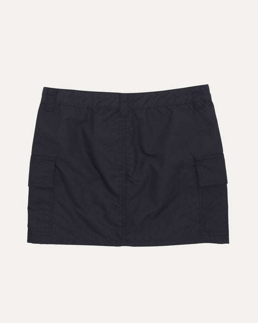 Cross Patch Nylon Cargo Skirt