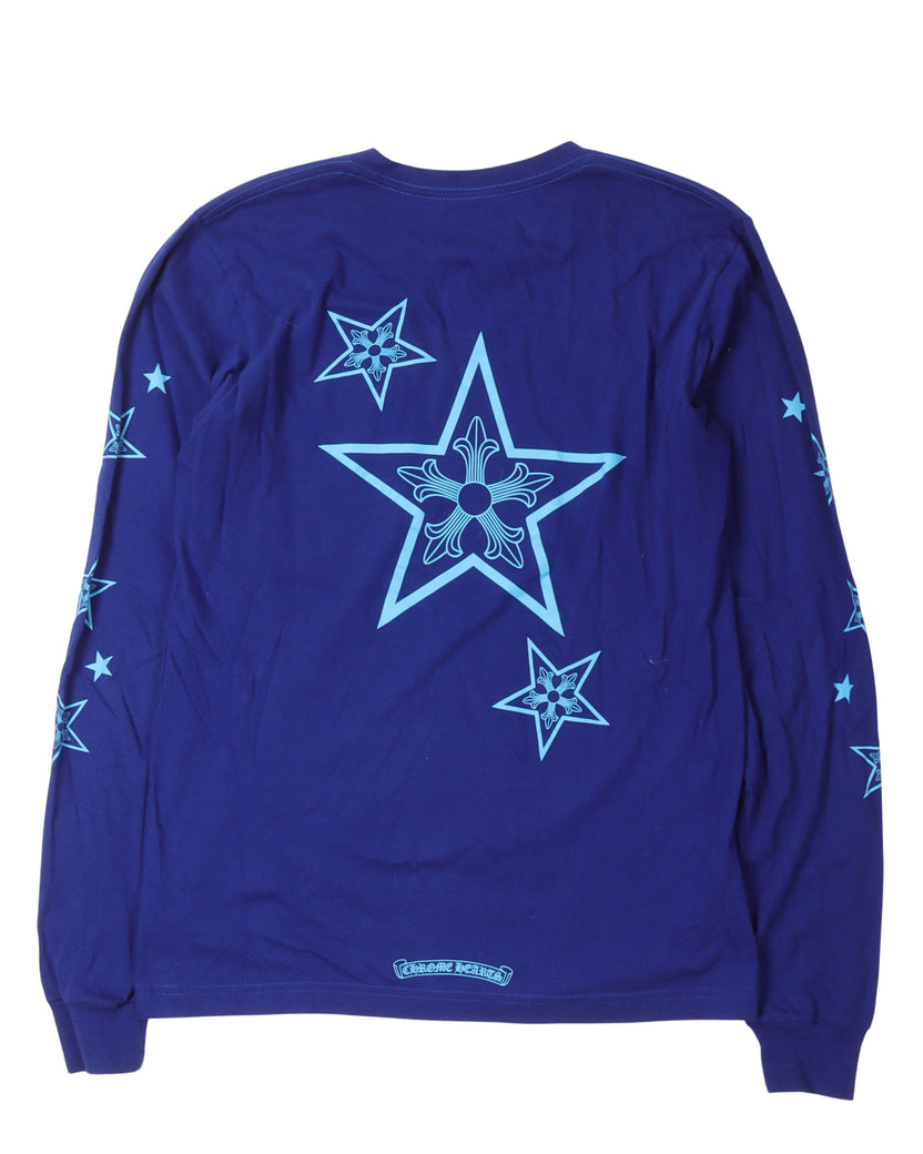 5 Pointed Star Long Sleeve Pocket T-Shirt