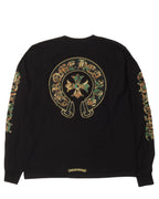 Camouflage Cemetery Cross Long Sleeve T-Shirt