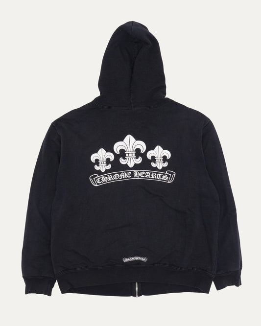 Thermal Lined Fleur Logo Zip Up Hoodie