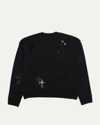 Paper Jam Cross Patch Crewneck Sweatshirt