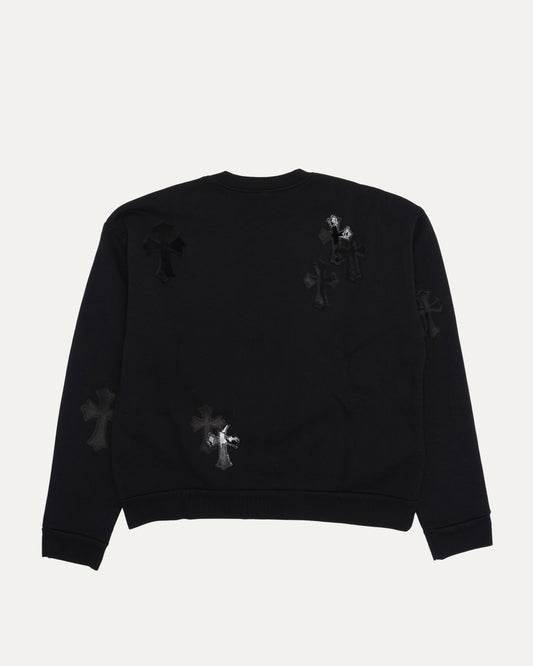 Paper Jam Cross Patch Crewneck Sweatshirt