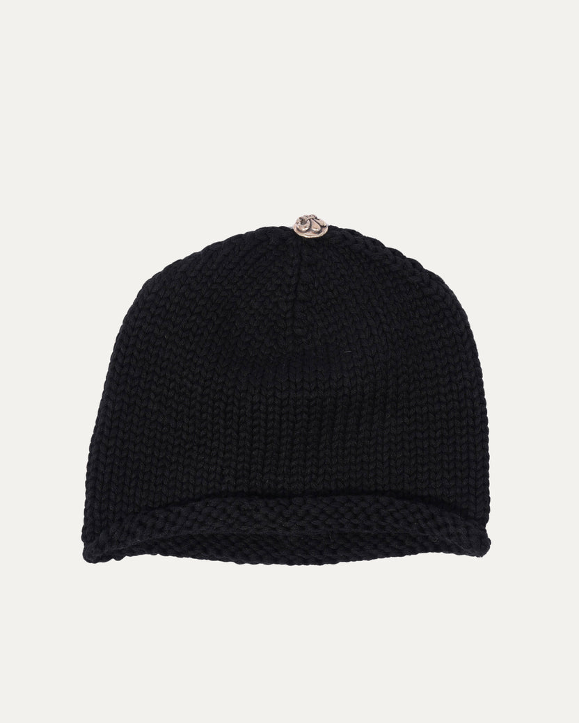 Fleur Patch Cashmere Beanie