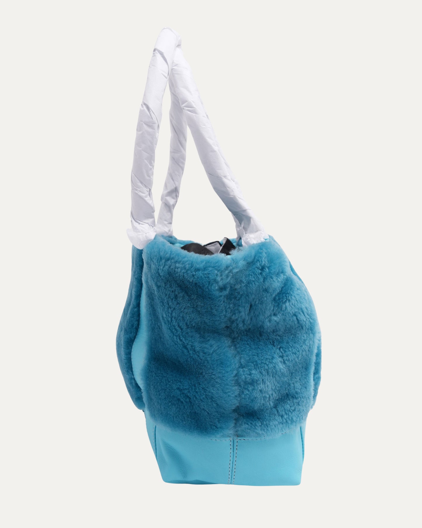 Cross Patch Fur Tote Bag
