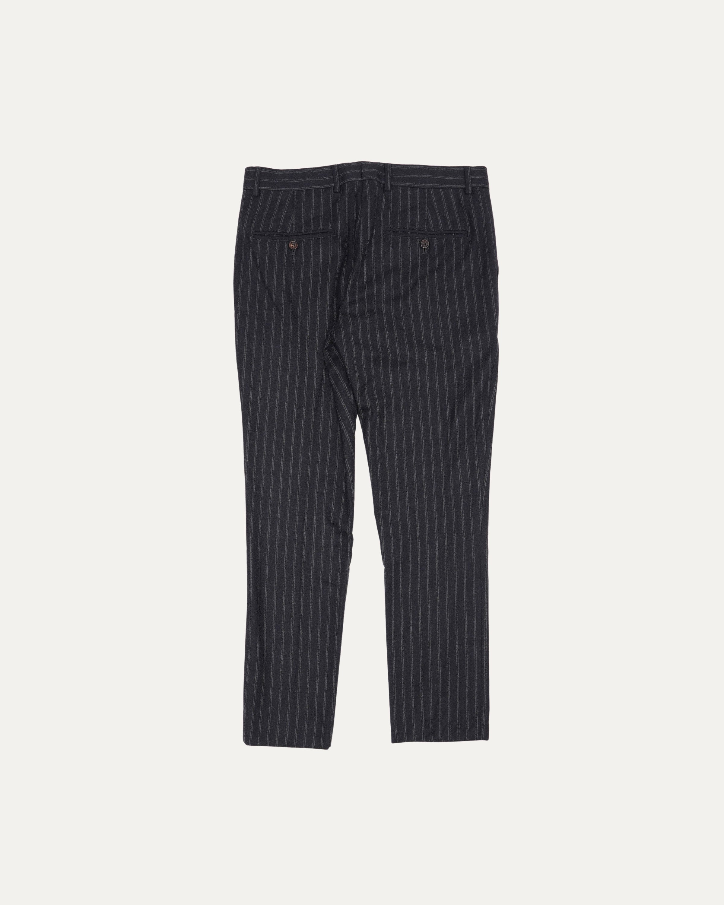 Wool Pinstripe Suit