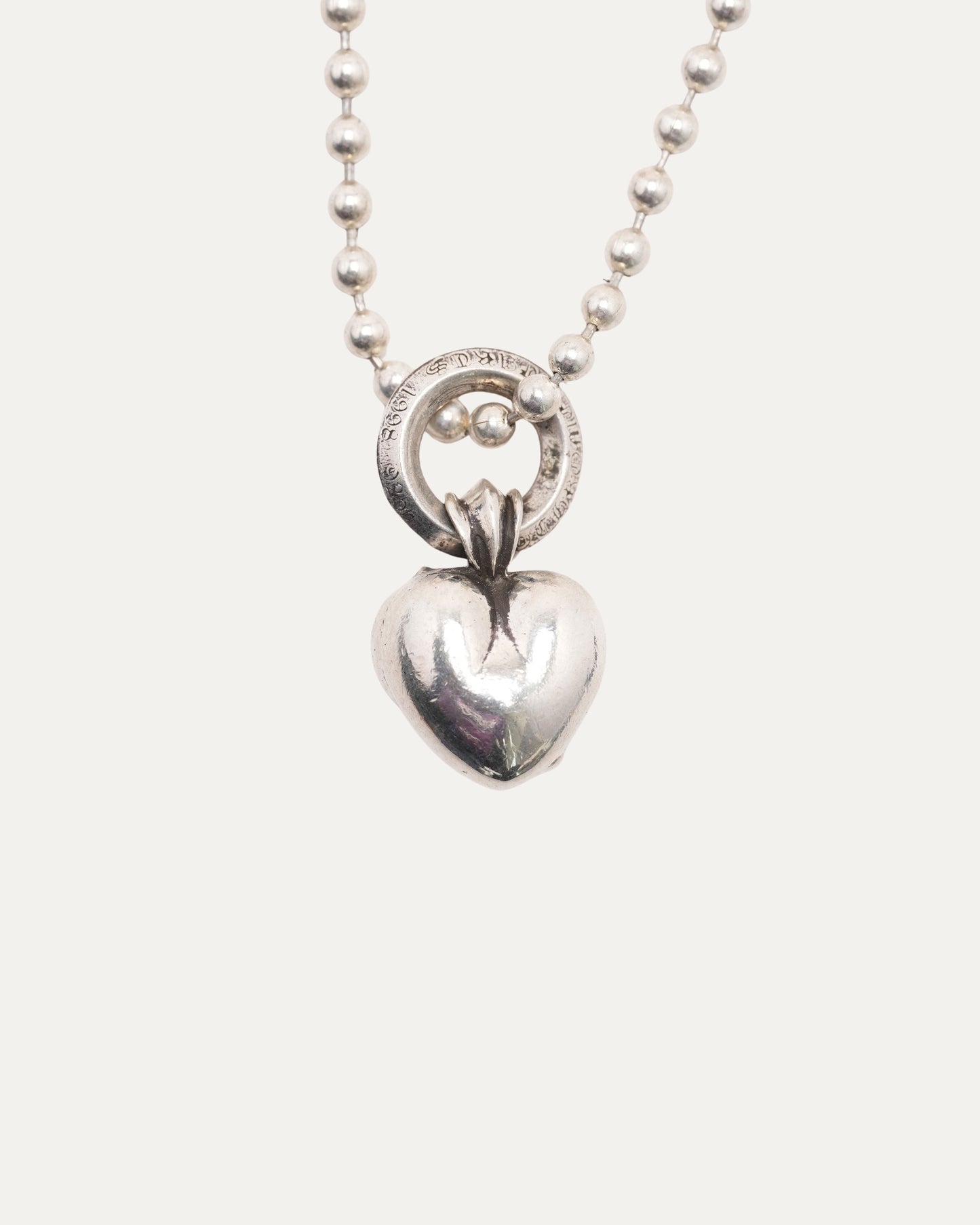 Heart Pendant with Ball Chain