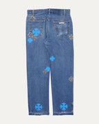 Levi's Plus Cross Patch Orange Tab 505 Jeans