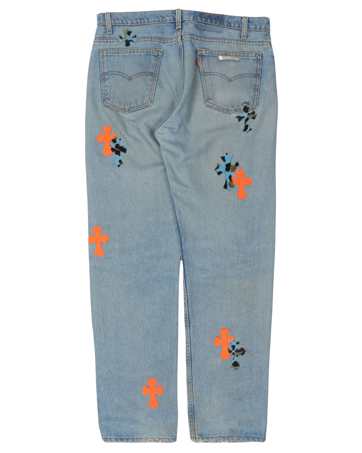 St. Barth's Exclusive Levi's Cross Patch Jeans