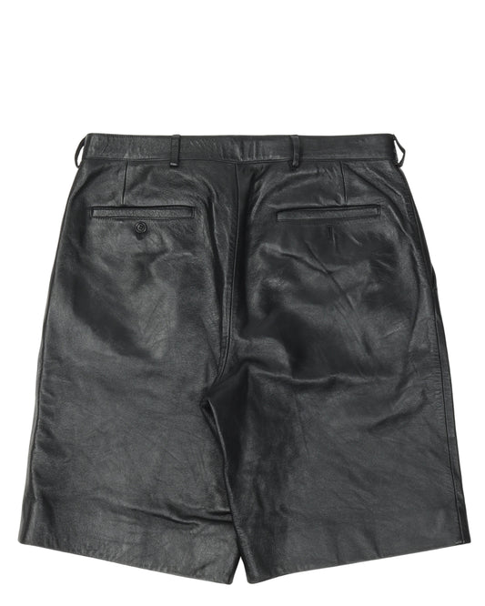 Lamb Leather Shorts
