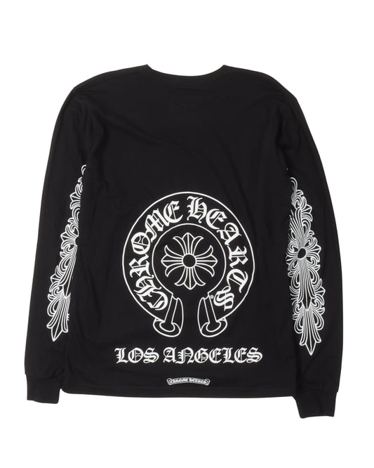 Los Angeles Horseshoe Logo Long Sleeve T-Shirt