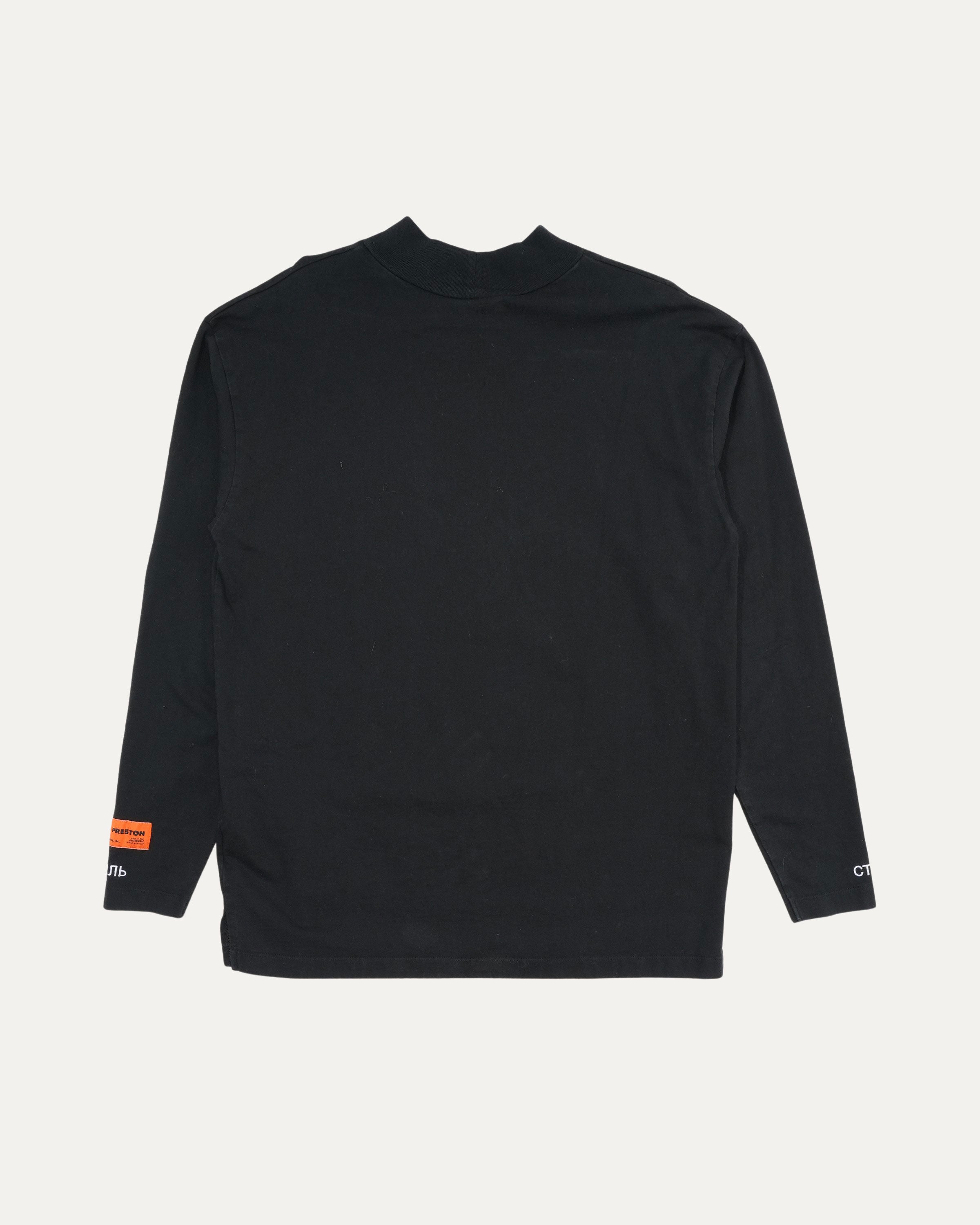 Mock Neck Long Sleeve T-Shirt