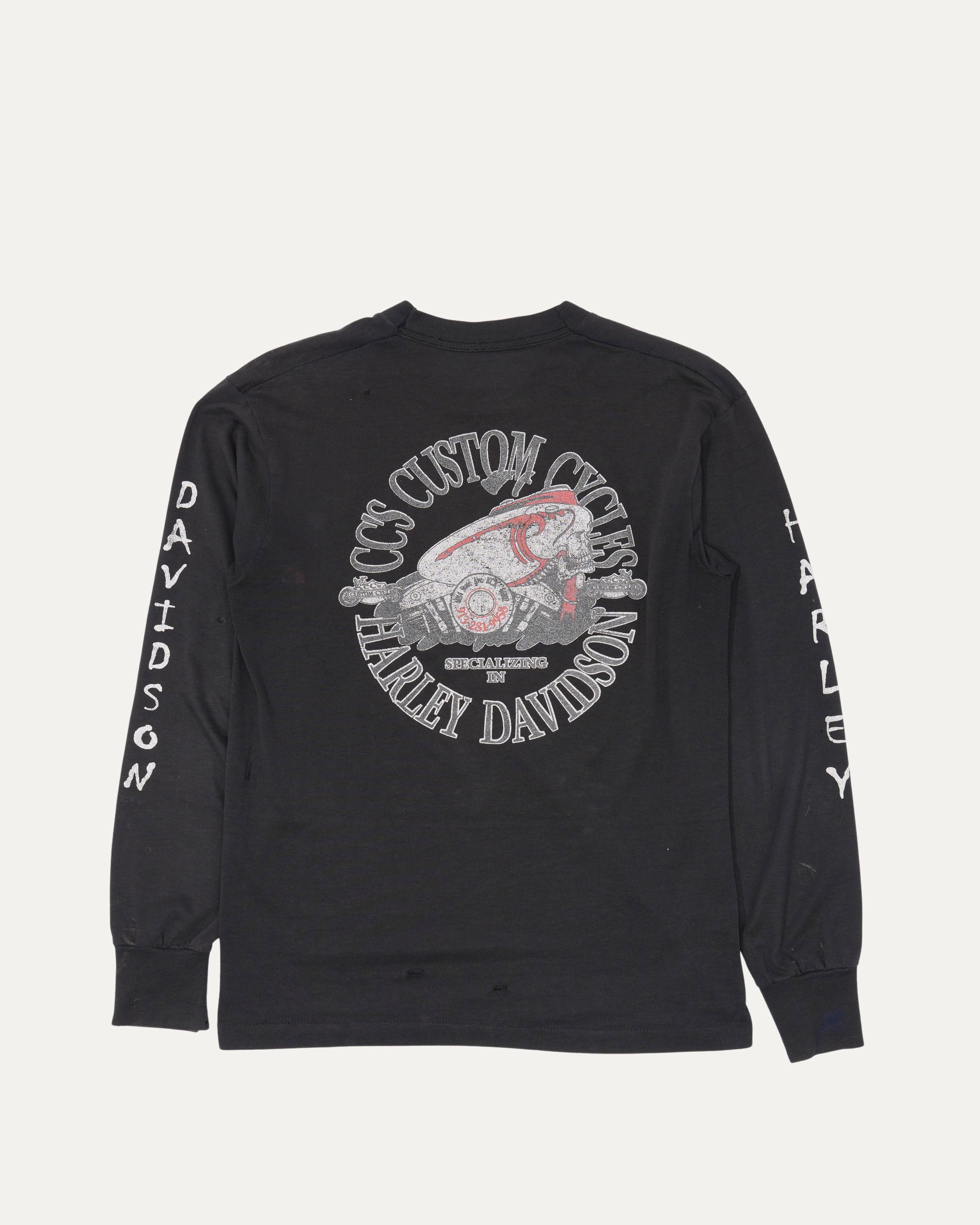 Harley Davidson CC's Custom Cycles Long Sleeve T-Shirt