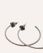 Plus Cross Hoop Earrings