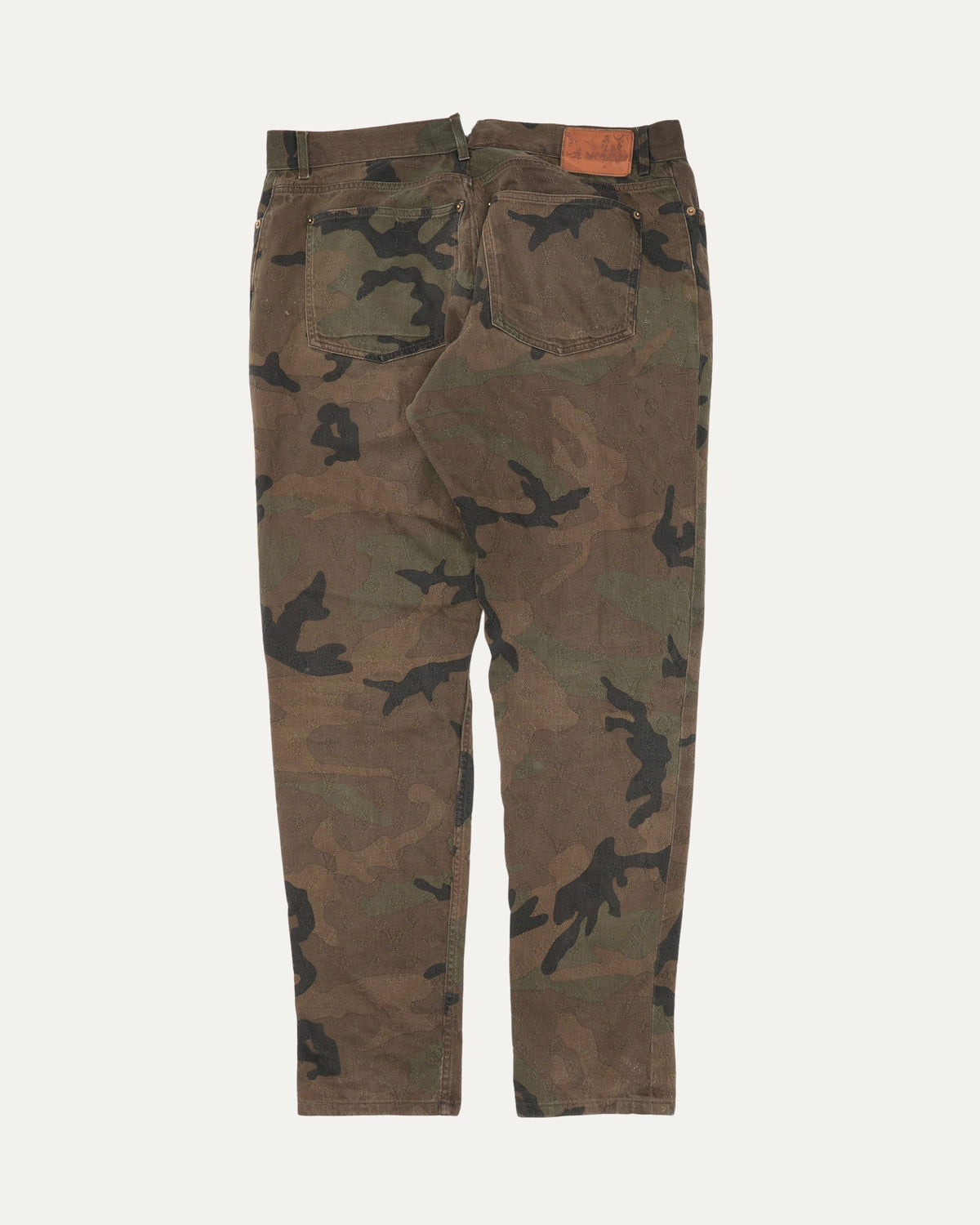 Supreme Jacquard Camouflage Monogram Jeans