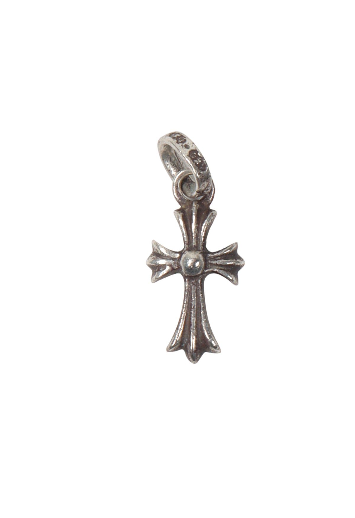 Baby Fat Pink Sapphire Cross Charm