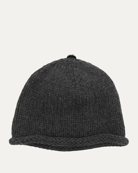 Embellished Fleur Patch Beanie