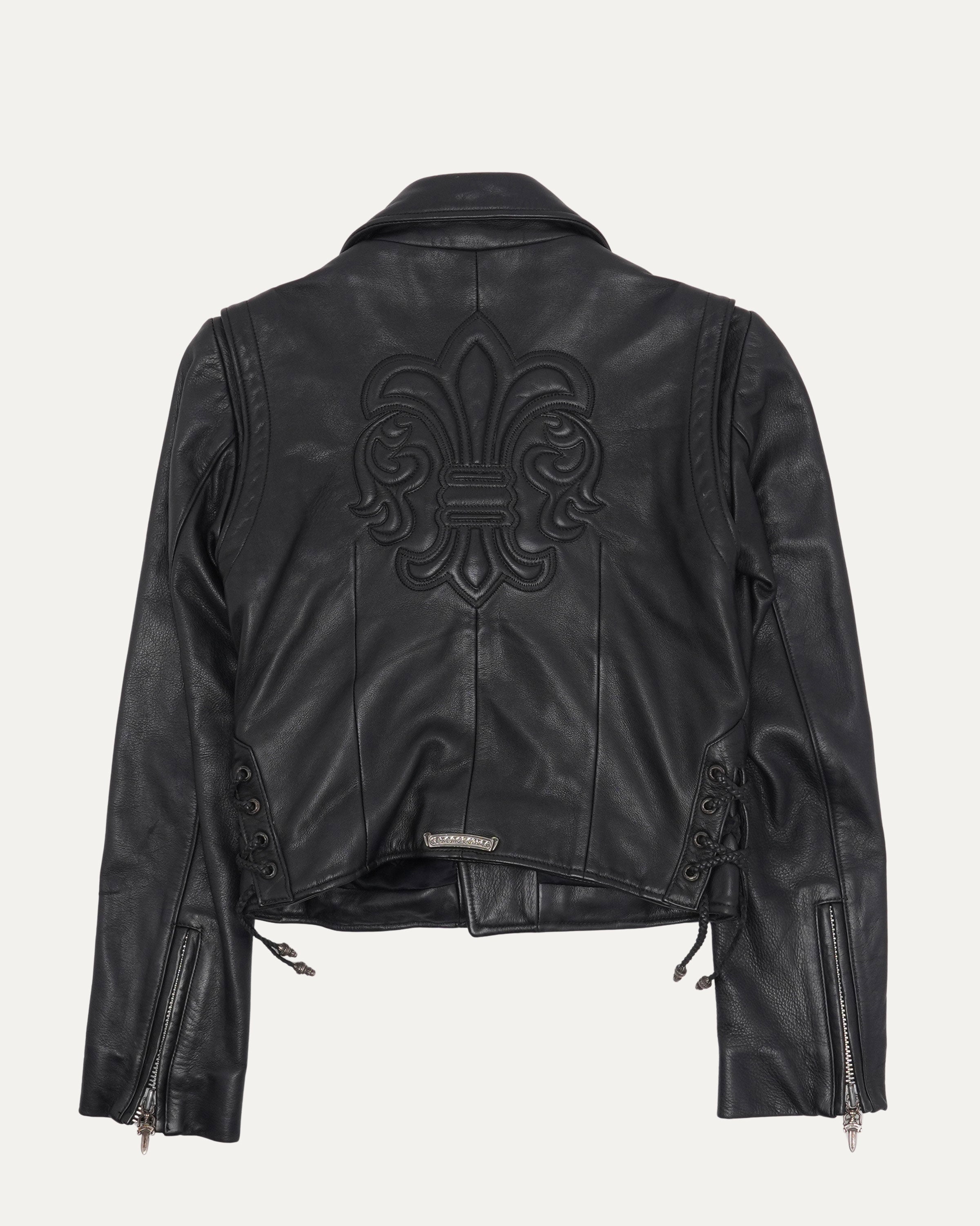 Chrome Hearts Fleur De Lis JJ Dean Leather Jacket – Justin Reed