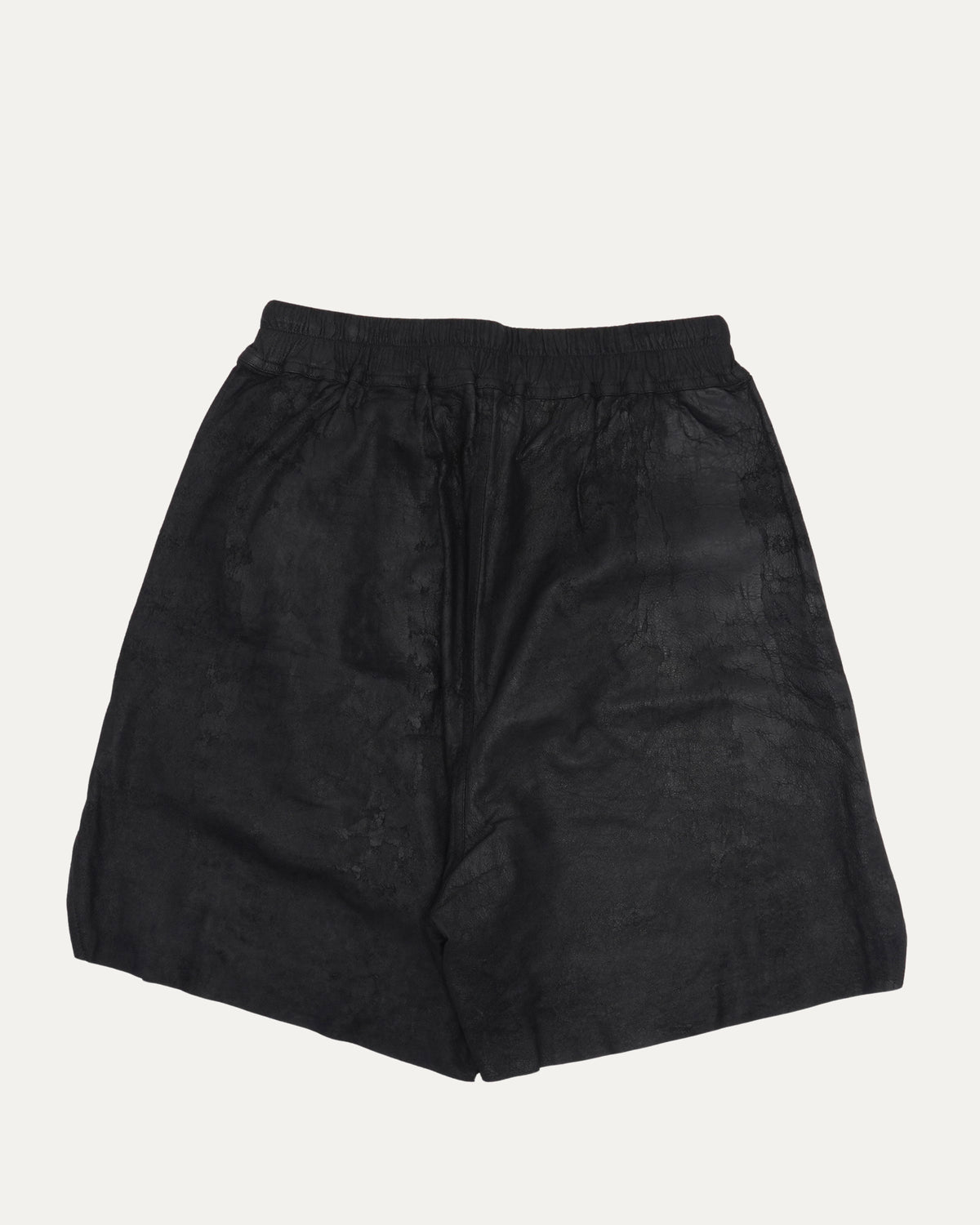 Blistered Leather Shorts