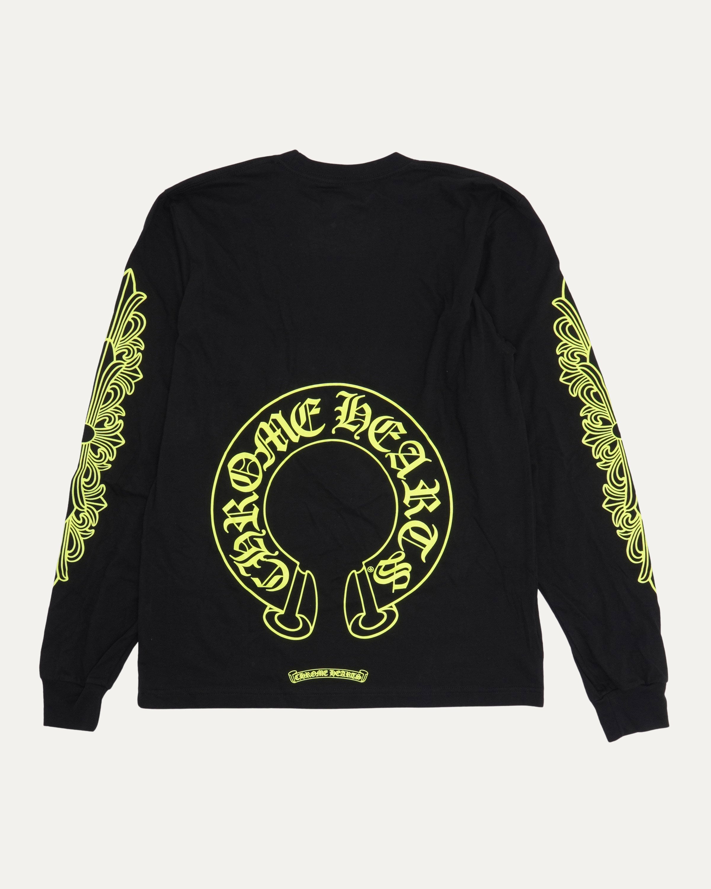 Chrome Hearts Horseshoe Logo Long Sleeve Pocket T-Shirt – Justin Reed