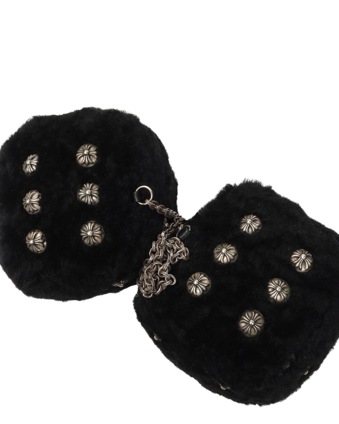 Fuzzy Chromed Dice