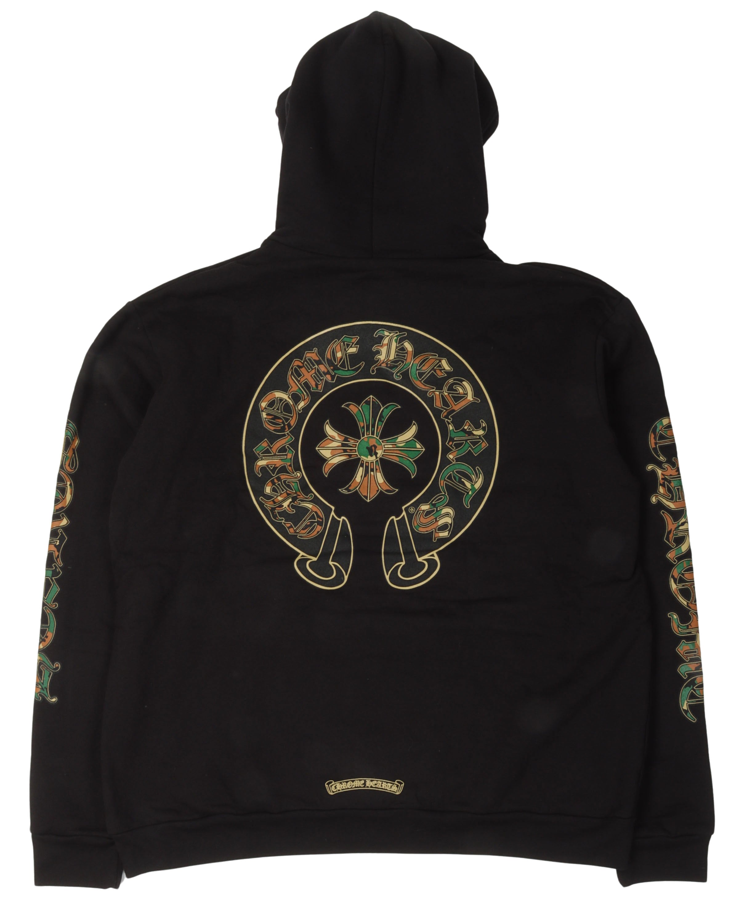 Camouflage Cemetery Cross Pullover Hoodie