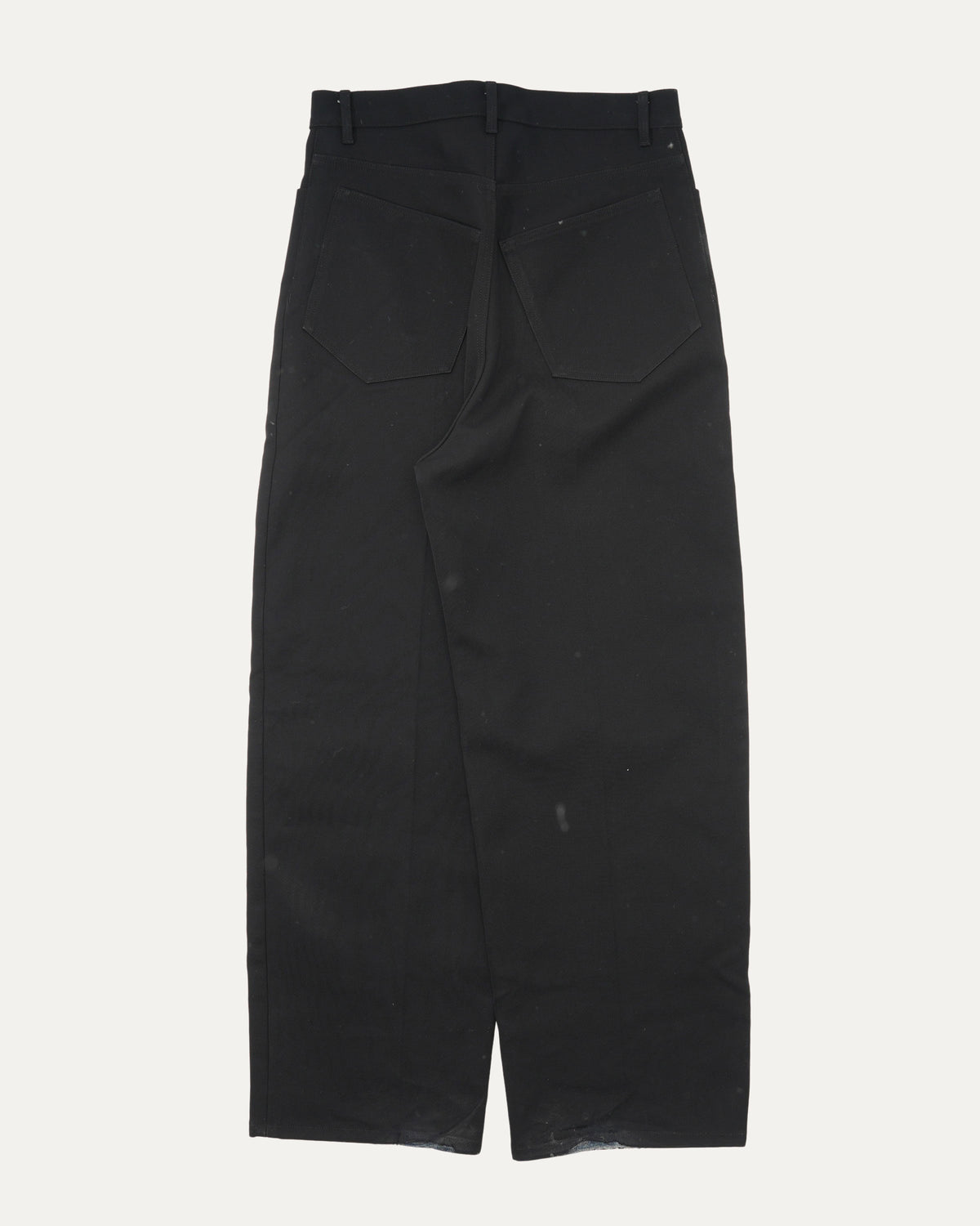 Cotton Twill Layered Denim Pants