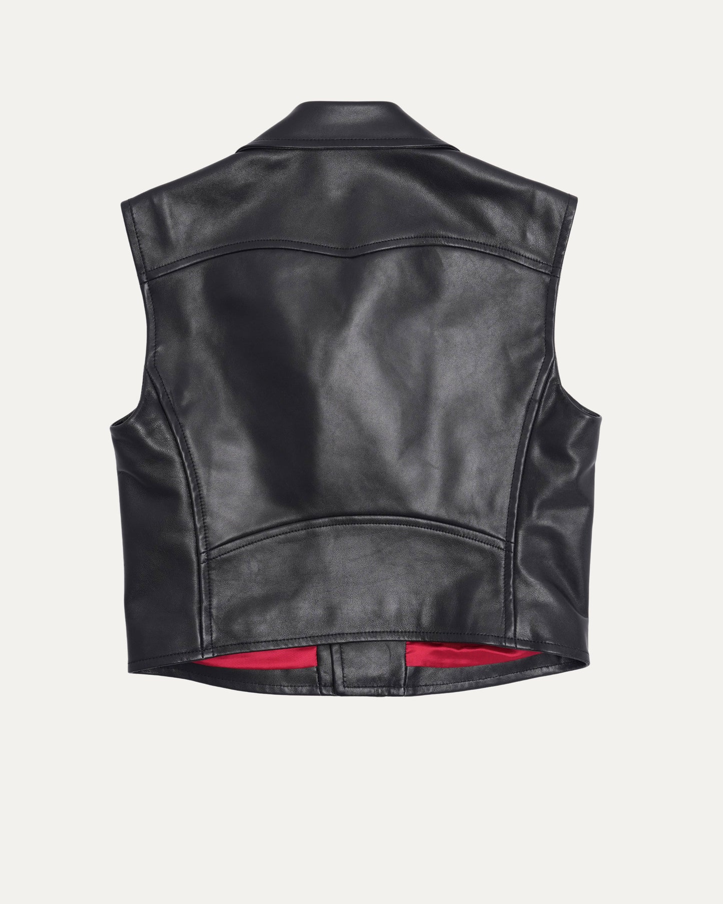 Leather Double Rider Vest