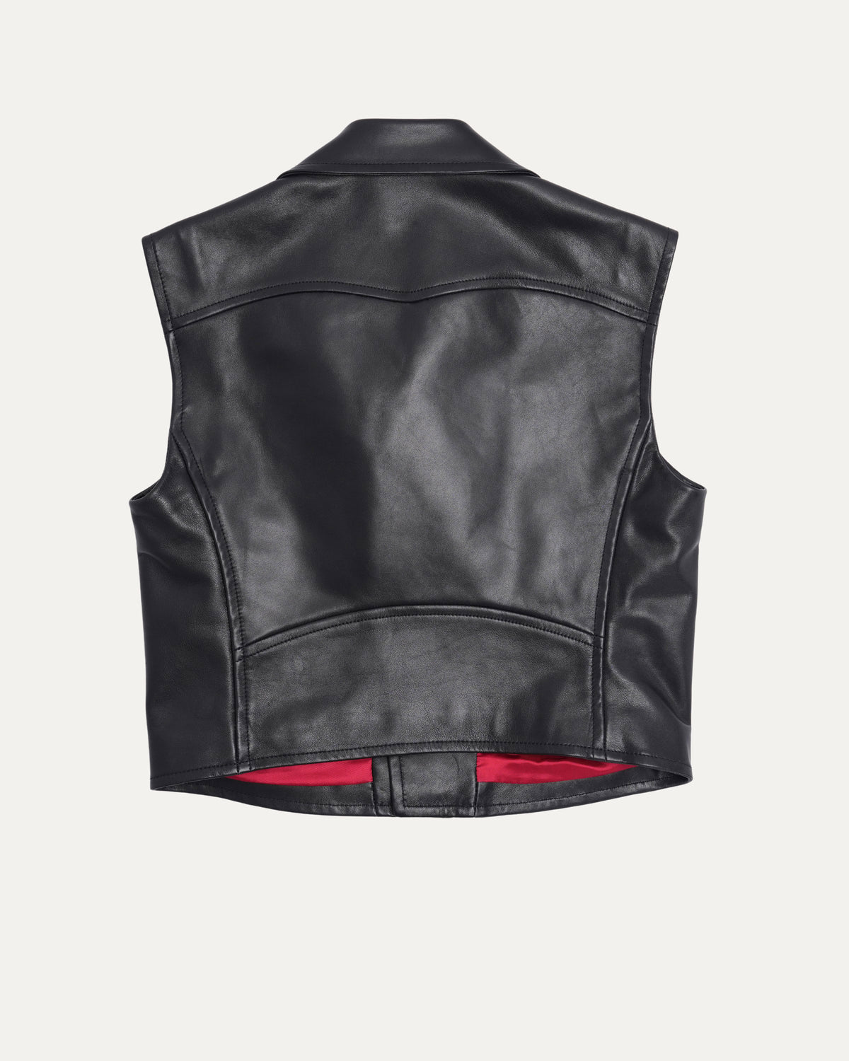 Leather Double Rider Vest