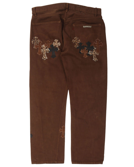 NYFW Exclusive Levi's Cross Patch Jeans