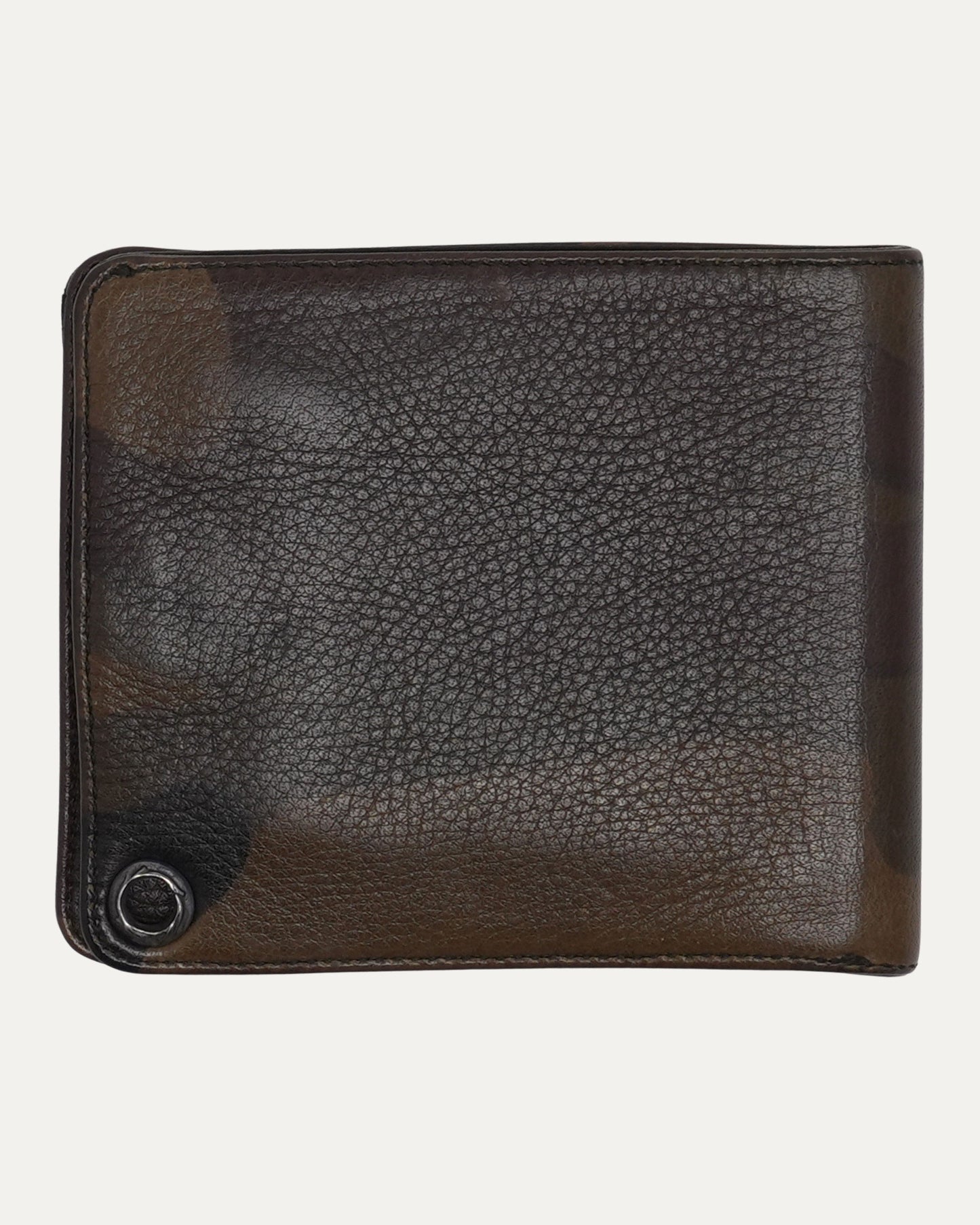 Camouflage Leather Bifold Wallet