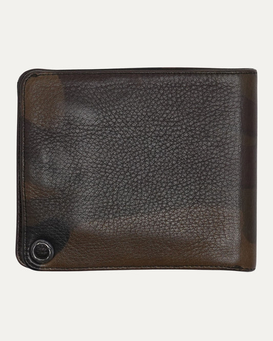 Camouflage Leather Bifold Wallet